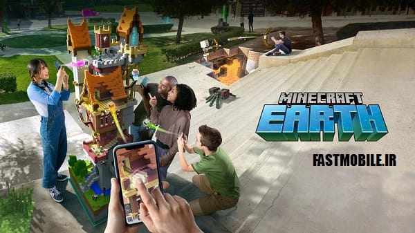 دانلود بازی ماینکرافت ارث اندروید Minecraft Earth