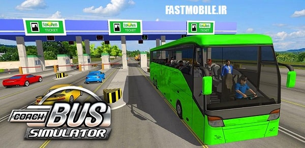 دانلود بازی شبیه سازی رانندگی اتوبوس شهری اندروید Coach Bus Driving Simulator 2018