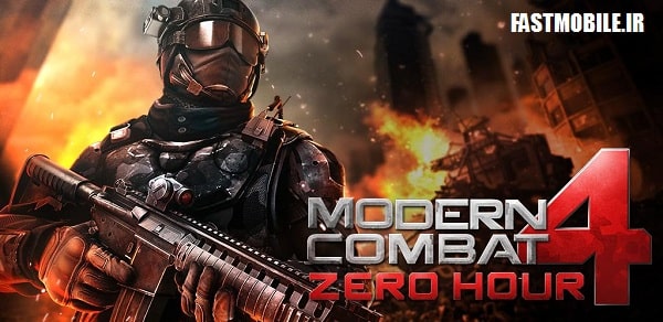 دانلود بازی اکشن مدرن کامبت 4 اندروید Modern Combat 4: Zero Hour