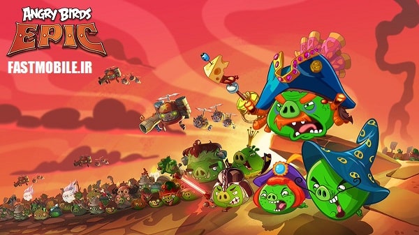 دانلود بازی آنلاین حماسه پرندگان خشمگین اندروید Angry Birds Epic