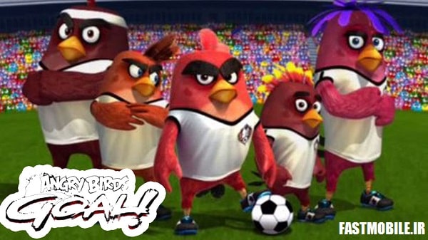 دانلود بازی فوتبال پرندگان خشمگین اندروید Angry Birds Football
