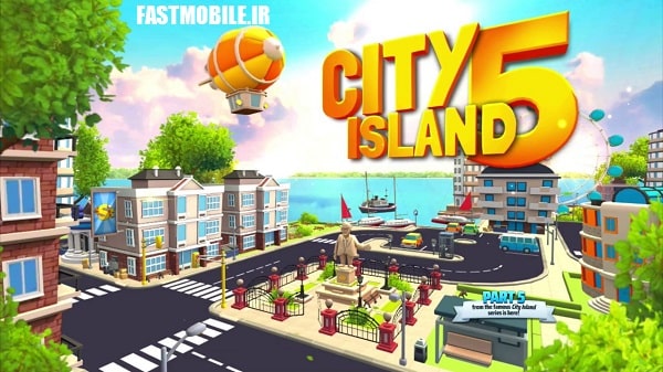 دانلود بازی شبیه سازی سیتی ایسلند 5 اندروید City Island 5