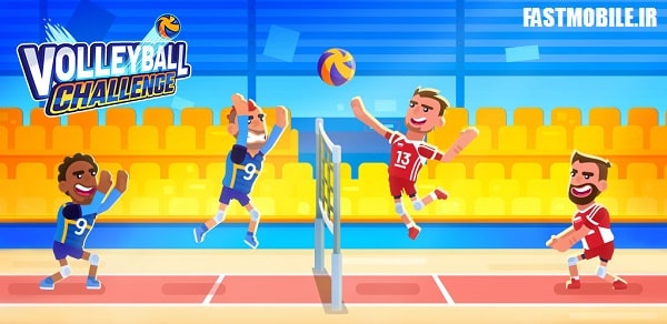 دانلود بازی ورزشی چالش والیبالی اندروید Volleyball Challenge
