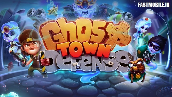 دانلود بازی اکشن دفاع از شهر ارواح زده اندروید Ghost Town Defense