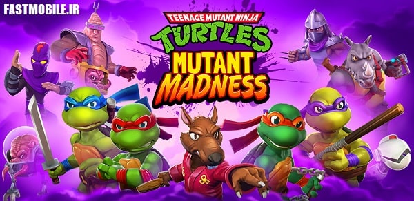 دانلود بازی نقش آفرینی لاک پشت های نینجا اندروید TMNT: Mutant Madness