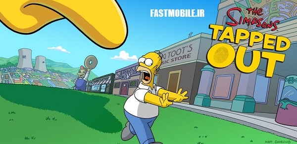 دانلود بازی آنلاین سیمپسون ها اندروید The Simpsons: Tapped Out