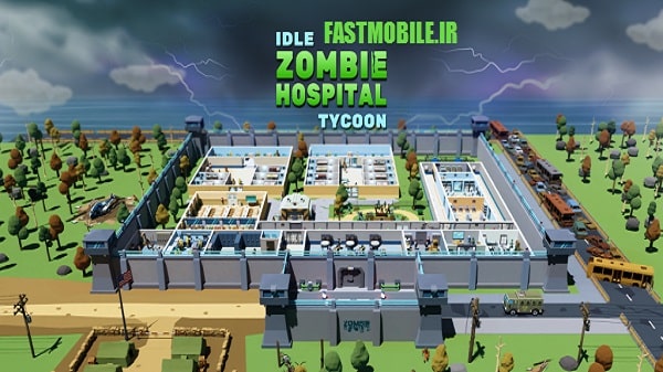 دانلود بازی شبیه سازی بیمارستان زامبی ها اندروید Zombie Hospital Tycoon