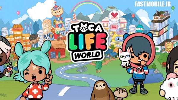 دانلود بازی کودکانه زندگی توکا اندروید Toca Life World