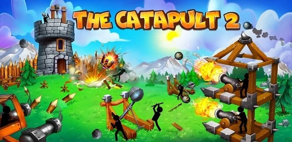 دانلود نسخه هک شده منجنیق 2 اندروید The Catapult 2