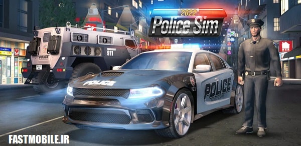 دانلود نسخه هک شده شبیه سازی پلیس سیم 2022 اندروید Police Sim 2022