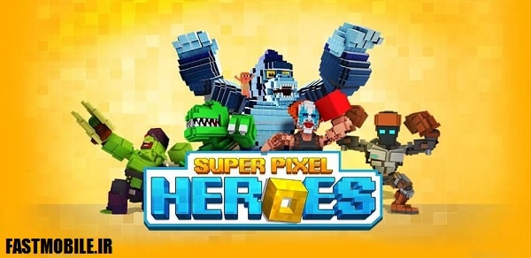 دانلود نسخه هک شده سوپر پیکسل هیرو 2021 اندروید Super Pixel Heroes 2021