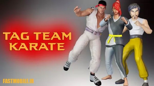دانلود نسخه هک شده بازی تگ تیم کاراته اندروید Tag Team Karate