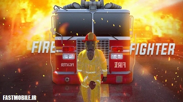 دانلود بازی شبیه ساز کامیون آتش نشانی اندروید Fire Truck Simulator
