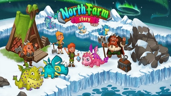 دانلود بازی مزرعه وایکینگ و دراگون اندروید Vikings and Dragon Island Farm