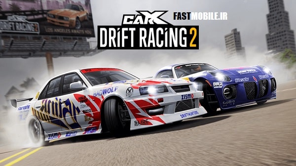 دانلود نسخه هک شده مسابقات دریفت 2 اندروید بدون دیتا CarX Drift Racing 2