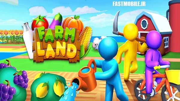 دانلود نسخه هک شده بازی فارم لند اندروید Farm Land