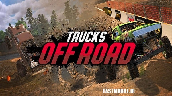 دانلود نسخه هک شده بازی کامیون های جاده اندروید Trucks Off Road
