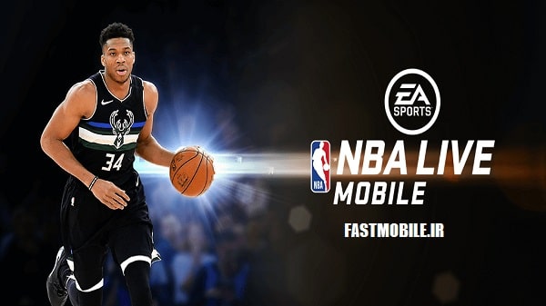 دانلود بازی بسکتبال ان بی ای لایو موبایل اندروید NBA LIVE Mobile Basketball