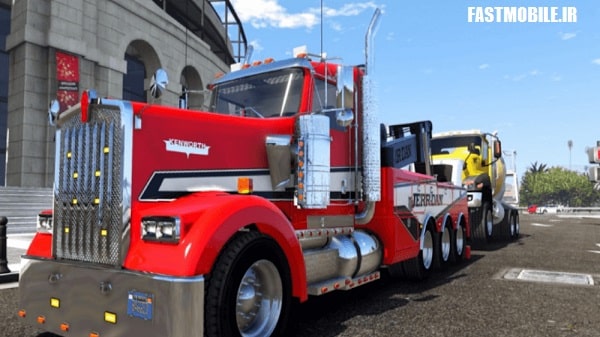 دانلود بازی شبیه سازی کامیون یدک کش اندروید Truck Simulator TOW USA