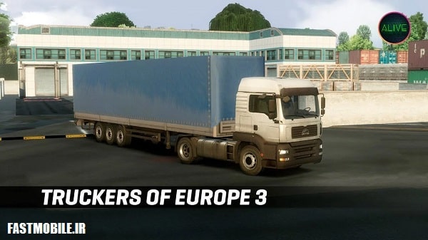 دانلود نسخه هک شده بازی کامیون داران اروپا 3 اندروید Truckers of Europe 3