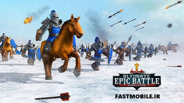 دانلود نسخه هک شده بازی اپیک بتل آنلاین اندروید Epic Battles Online