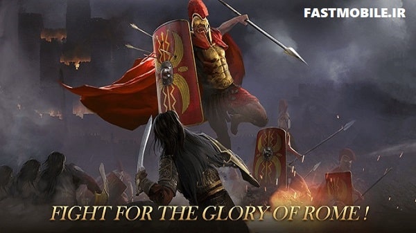 دانلود نسخه هک شده بازی لیگ اف روم اندروید League of Rome: Strategy War