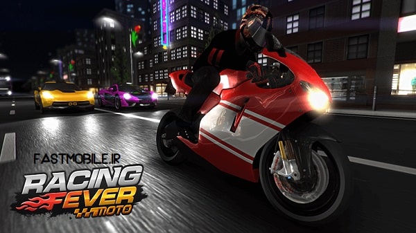 دانلود نسخه هک شده بازی ریسینگ فیور موتو اندروید Racing Fever: Moto