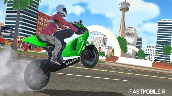 دانلود نسخه هک شده شبیه ساز واقعی موتور سیکلت اندروید Motorcycle Real Simulator