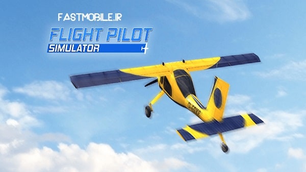 دانلود نسخه هک شده شبیه ساز خلبان پرواز اندروید Flight Pilot Simulator 3D