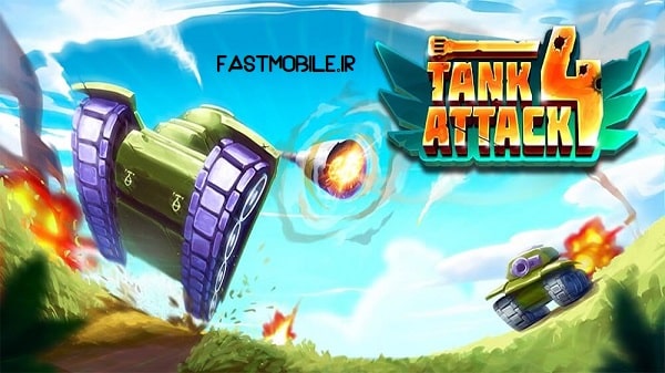 دانلود نسخه هک شده بازی تانک اتک 4 اندروید Tank Attack 4