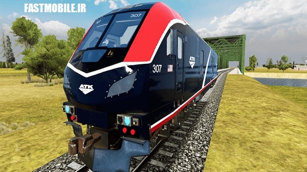 دانلود نسخه هک شده شبیه سازی قطار حرفه ای اندروید Train Simulator PRO USA