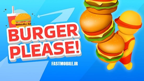 دانلود نسخه هک شده بازی برگر پلیز اندروید Burger Please