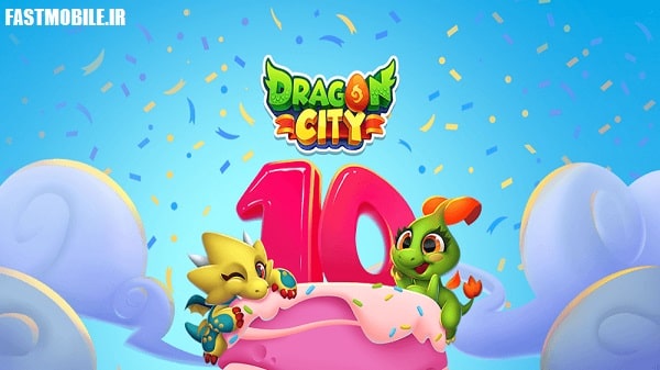 دانلود نسخه هک شده بازی دراگون سیتی موبایل اندروید Dragon City Mobile