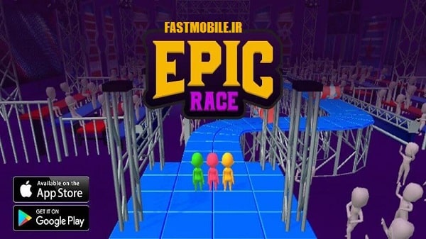 دانلود نسخه هک شده بازی اپیک ریس اندروید Epic Race 3D