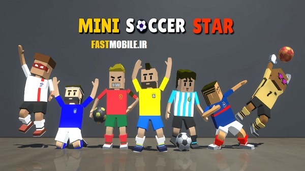 دانلود نسخه هک شده فوتبال ستاره مینی ۲۳ اندروید Mini Soccer Star 23