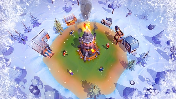 دانلود نسخه هک شده بازی بقای سرزمین یخبندان اندروید Frost Land Survival