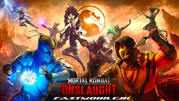 دانلود نسخه هک شده بازی مورتال کامبت هجوم اندروید Mortal Kombat: Onslaught