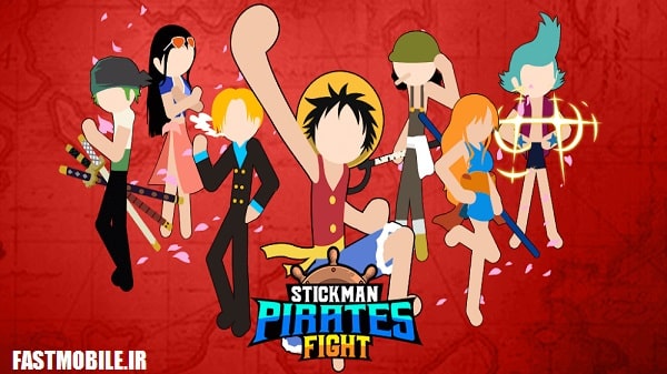دانلود نسخه هک شده بازی استیکمن مبارزه با دزدان دریایی اندروید Stickman Pirates Fight
