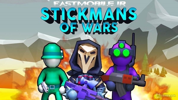 دانلود نسخه هک شده بازی استیکمن آف وارز اندروید Stickmans of Wars