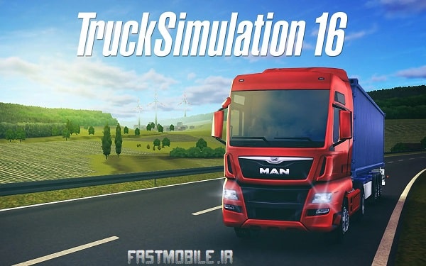 دانلود بازی شبیه سازی تراک 16 هک شده اندروید Truck Simulation 16