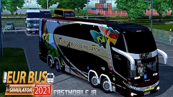 دانلود نسخه هک شده یورو باس سیمولاتور اندروید Euro Bus Simulator