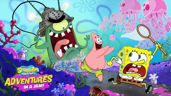دانلود بازی ماجراجویی باب اسفنجی هک شده اندروید SpongeBob Adventures: In A Jam