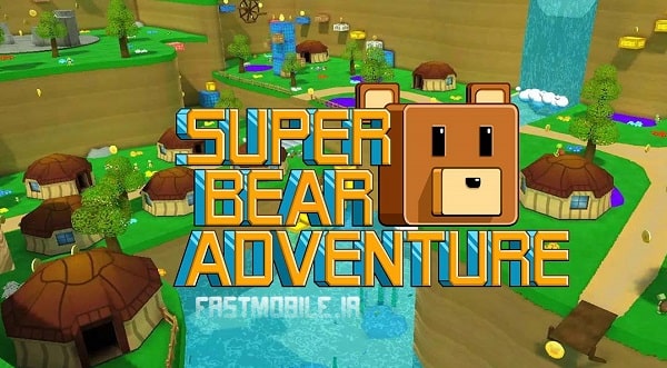 دانلود نسخه هک شده ماجراجویی خرس اندروید Super Bear Adventure