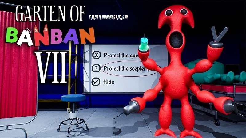 دانلود بازی باغ بن بن 7 هک شده اندروید Garten of Banban 7