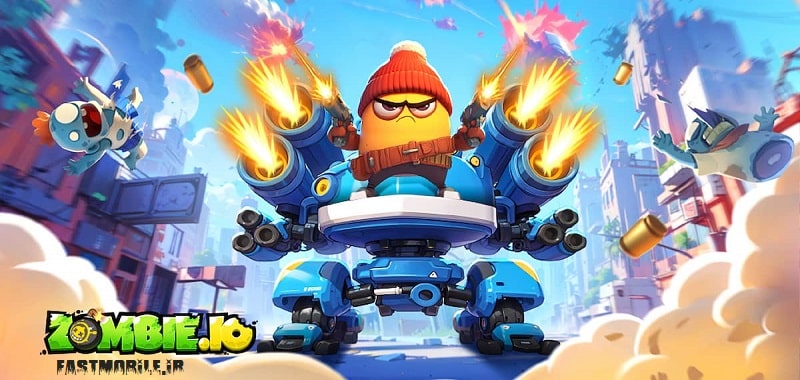 دانلود بازی زامبی یو هک شده اندروید Zombie.io