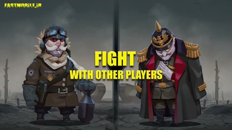 دانلود بازی جنگ های سنگر هک شده اندروید Bunker Wars