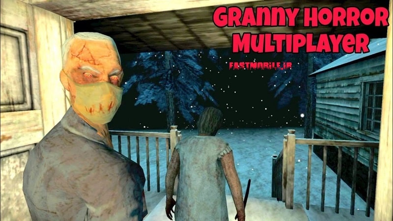 دانلود بازی گرانی مولتی پلیر هک شده اندروید Granny Horror Multiplayer