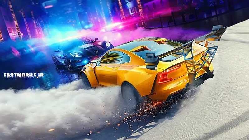 دانلود بازی نید فور اسپید موبایل هک شده اندروید Need for Speed Mobile
