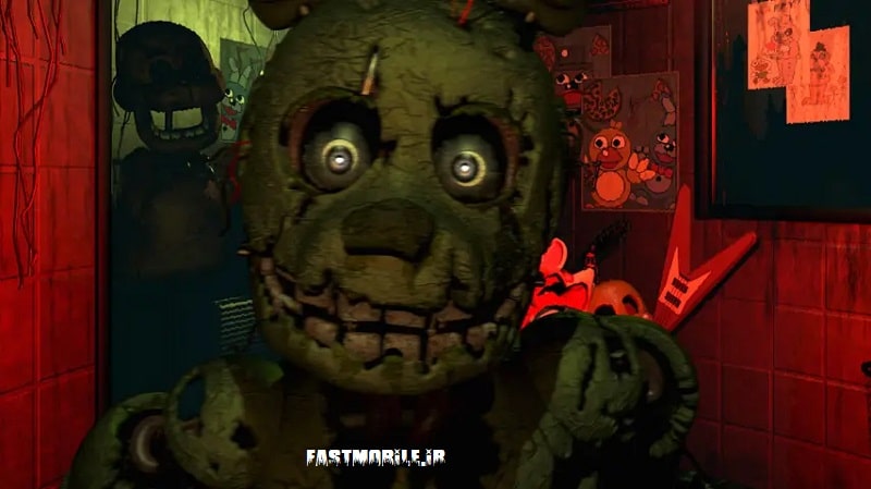 دانلود بازی ترسناک پنج شب در کنار فردی 4 هک شده اندروید Five Nights at Freddy's 4
