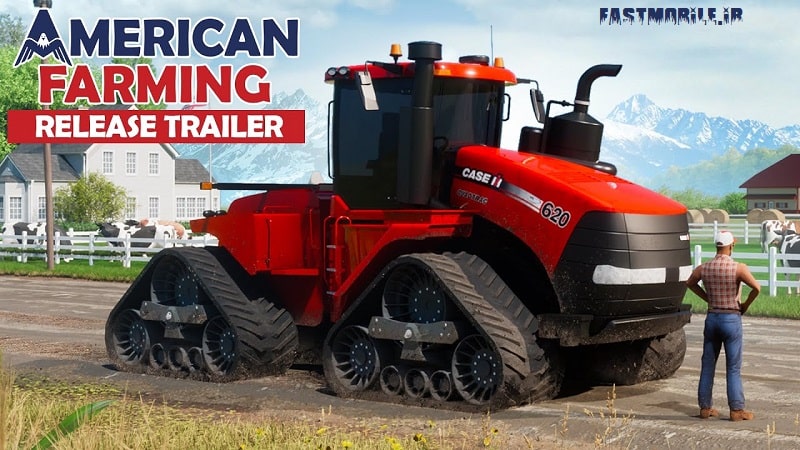 دانلود بازی مزرعه داری آمریکایی هک شده اندروید American Farming